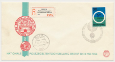 Aangetekend / Stempel Breda 1963 - Postzegeltentoonstelling