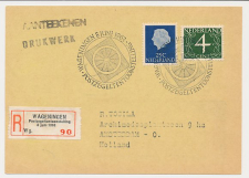 Aangetekend / Stempel Wageningen 1963 - Postzegeltentoonstelling