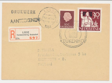 Aangetekend / Stempel Lisse 1964 - Tentoonstelling Keukenhof