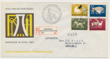 Aangetekend / Stempel Kerkrade 1964 - 52e Filatelistendag