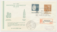 Aangetekend /Stempel Autopostkantoor Groningen 1964 Universiteit