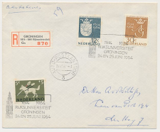 Aangetekend /Stempel Autopostkantoor Groningen 1964 Universiteit