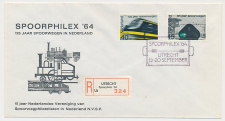 Aangetekend / Stempel Utrecht 1964 - Spoorphilex 