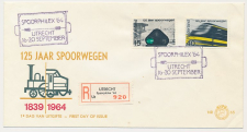 Aangetekend / Stempel Utrecht 1964 - Spoorphilex 