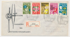 Aangetekend / Stempel Leiden 1965 - Postzegeltentoonstelling