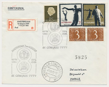 Aangetekend / Stempel Amsterdam 1965 - 8e Congres IVVV  