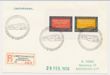Aangetekend / Stempel s Hertogenbosch 1966 - Actie Vluchtelingen