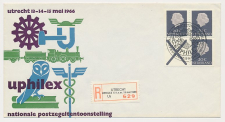 Aangetekend / Stempel Utrecht 1966 - Postzegeltentoonstelling
