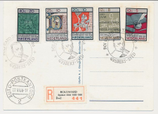 Aangetekend / Stempel Autopostkantoor Bolsward 1966 Gysbert Sted
