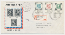 Aangetekend / Stempel Amsterdam 1967 - Amphilex