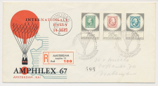Aangetekend / Stempel Amsterdam 1967 - Amphilex