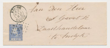 Puntstempel 62 Hoorn - Andijk 1872