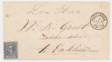 Puntstempel 49 Harlingen - Enkhuizen 1871
