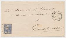 Puntstempel 67 Leeuwarden 1871