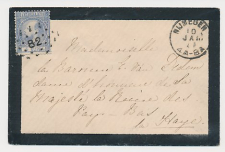 Puntstempel 82 Nijmegen 1871
