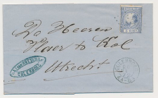 Puntstempel 20 Culemborg 1872