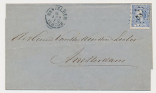 Puntstempel 53 Den Helder 1872