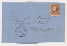 Puntstempel 110 Veenendaal 1872