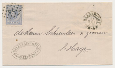 Puntstempel 73 Maastricht 1875