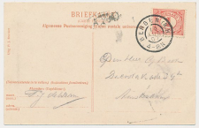 Grootrondstempel Bergen (N.H.) 1907