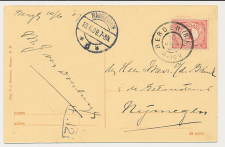 Grootrondstempel Bergen (N.H.) 1909