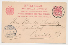Grootrondstempel Ginneken - Beuthen Duitsland 1901