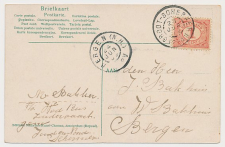 Grootrondstempel Groot-Schermer - Bergen 1909