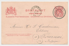 Grootrondstempel Grubbenvorst - Tournai Belgie 1906