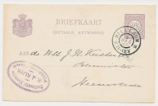 Grootrondstempel Hillegom - Heemstede 1899