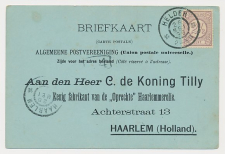 Grootrondstempel Helder - Haarlem 1899