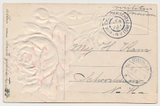 Grootrondstempel Hoorn (Terschelling) - Schoorldam 1916 