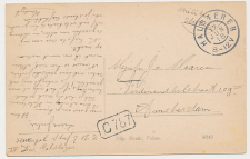 Grootrondstempel Halsteren 1918