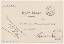 Grootrondstempel Hoogkerk - Sappemeer 1907