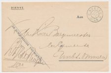 Grootrondstempel Houten - Ommen 1917