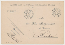 Grootrondstempel Hazerswoude (Rijndijk ) - Roden 1907