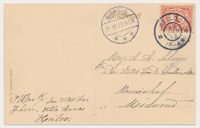 Grootrondstempel Heiloo - Midwoud 1913