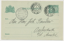 Grootrondstempel Hazerswoude (Rijndijk ) - Ouderkerk 1911       