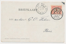 Grootrondstempel Irnsum - Oosterend - Itens 1906
