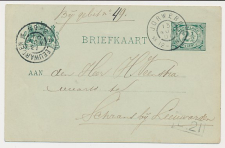 Grootrondstempel Jorweerd - Schrans 1901