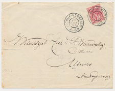 Grootrondstempel Jutrijp-Hommerts 1908