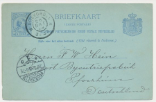 Grootrondstempel Koevorden - Pforzheim Duitsland 1898