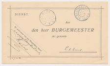 Grootrondstempel Kloosterburen - Wehe - Leens 1918
