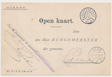 Grootrondstempel Kloosterburen - Wehe - Leens 1911