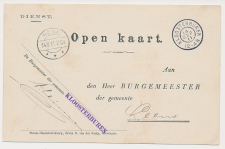 Grootrondstempel Kloosterburen - Wehe - Leens 1911