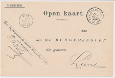 Grootrondstempel Kloosterburen - Wehe - Leens 1905
