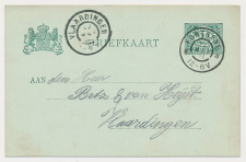 Grootrondstempel Kortgene - Vlaardingen 1901