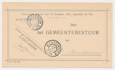 Grootrondstempel Landsmeer - Monnickendam 1909