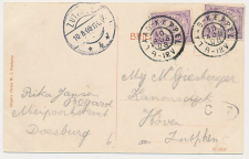 Grootrondstempel Laag-Keppel - Zutphen 1908