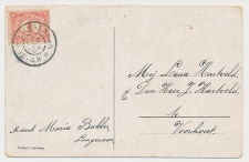 Grootrondstempel Langeraar - Voorhout 1910