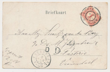 Grootrondstempel Lopik - Veenendaal 1906